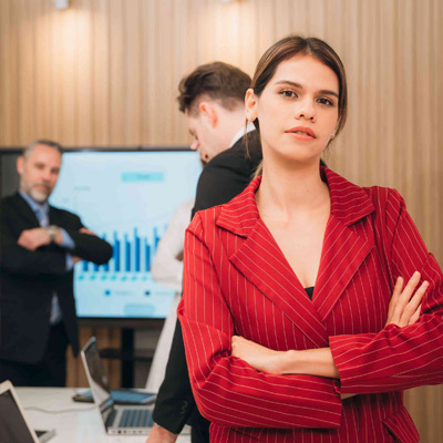 The image shows that the SAPTIVO CRM (Customer Relationship Management Software) can be used for government related tasks.