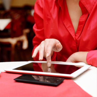 The image shows that SAPTIVO CRM (Customer Relationship Management Software) can be used for hotel industry.