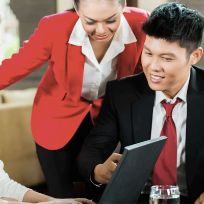 The image shows that the SAPTIVO CRM can be used for the insurance industry.