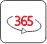 A circular arrow encircling the number 365, likely indicating a year-long or 365-day cycle or warranty.