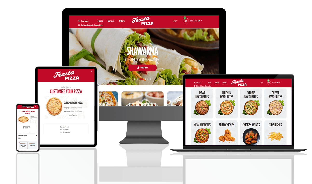 Weblook International | Software Development | Digital Marketing | Web Designing | Food Ordering System